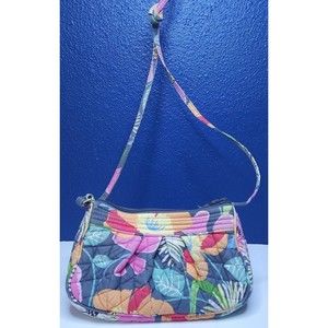 Vera Bradley Floral Small Crossbody Shoulder Bag Purse Approximately 6”x8” GUC
